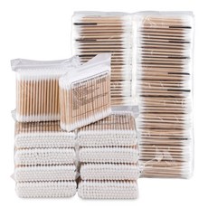 로이엘 착한 천연솜 면봉 100개입 X 10개 20개 샤워 귀이개 사우나 목욕, 10봉