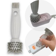 와이엔케이더밸류 콘센트 먼지 청소 솔, 1개, 그레이