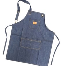 나우케이 유치원 아동용 데님앞치마