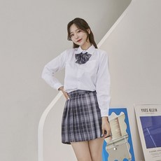 심플 포켓 긴팔 블라우스 교복셔츠 교복 학생복_ H0W4LU5FVJ