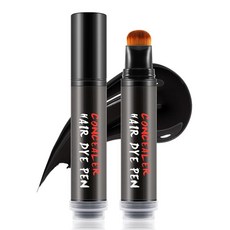 GEUUFEA 헤어 루트 터치업 펜 여성 남성용 임시 그레이/화이트 커버 반영구 헤어라인 파우더 스틱 탁 가능 휴대용블랙 20ML [호환], #01, 1