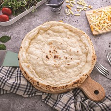 바른피자생활 10인치 파베이크 초벌도우 업소용 화덕 피자만들기 재료, 1개, 200g
