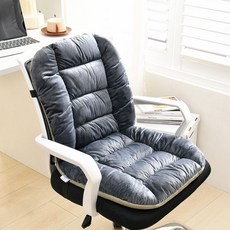 전기방석 열선 발열 사무실 의자 등받이 쿠션 싱글 온도제어 90x48cm, 이중 온도 조절, 일체형 블랙그레이