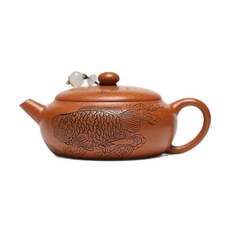 原礦降坡泥手作紫砂壺, 1個, 1L, 降坡泥:如圖所示