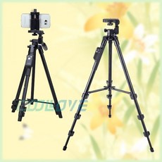 小白的生活工場*FJ VP1060 手機藍牙鋁合金4節自拍三腳架(附美拍螺紋鎖大手機夾子), 1個