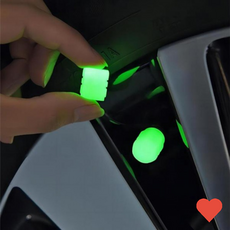 차량 타이어용품 자동차 야광 휠캡 밸브 캡 바람 마개, 블루2p