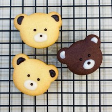 이지쿠키 수제 곰돌이 미니쿠키 버터맛, 11g, 1개