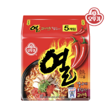 오뚜기 열라면 120g, 5개 5개