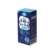덴마크 소화가잘되는우유 락토프리 팩우유, 190ml, 20개