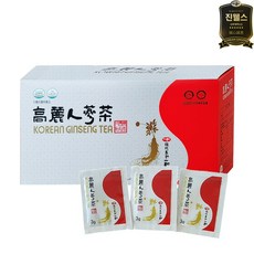 식약처인증 일화 고려 인삼차 과립 6년근 인삼 농축액 홍삼차 물에녹여먹는 식약처인증 고함량 진세노사이드 Rg과Rb의 합 10mg 사무실 명절 선물세트 3gx100포x2박스, 2개, 100개입
