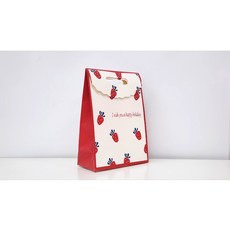 구디백가방 선물상자 손잡이쇼핑백 M사이즈, 1개, 작은딸기