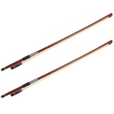 학생과 음악 를 위한 자연 말꼬리 털로 만든 바질리 2Pcs 바이올린 활 교체 목재