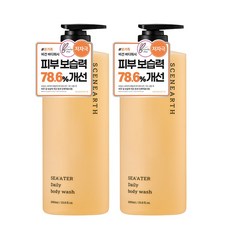 씨널스 씨어터 데일리 바디워시, 1L, 2개