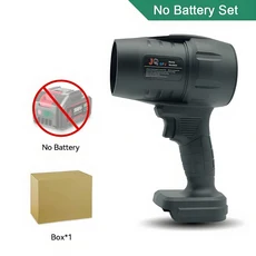 쿠쿠스토어 강력한 에어 블로워 터보 팬 | 550g 추진력 낙엽 눈 모래 빠른 제거 18V 마키타 배터리 호환 정, 01 Black -  No Battery