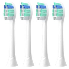 필립스 칫솔모 필립스 소닉케어 HX3/HX6/HX9 시리즈 전동칫솔용 호환 교체용 칫솔모, 4개, White, YH726