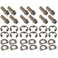GM 소형 블록용 볼트 8911A 헤더 1인치 8단계 잠금 키트, 8951 1인치 스테인리스 잠금 헤더 볼트 키트 GM
