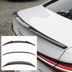 [모터스파이] 아우디 호환 A6 C8 리얼카본 트렁크 스포일러 M S R 타입, 스포일러(M타입)