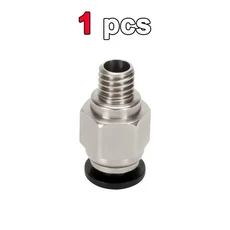 Bambu Lab X1C P1P P1S 3D 프린터 PTFE 튜브 1.75mm 필라멘트 압출기 AMS 공압 커넥터 용 피팅, 12 1pcs-PC4-M6