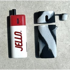 헬베이프 젤로 케이스 실리콘 탑캡 위생캡, 1개, 블랙 화이트