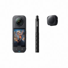 Insta360X5 8K全景運動相機人氣套裝組, 黑色-超人氣, Insta360 X5