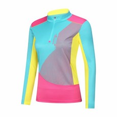 冰感女長袖T恤 - 速乾排汗涼感運動上衣