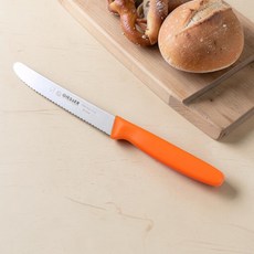 기셀 비비드 컬러 톱니과도, 오렌지, 1개