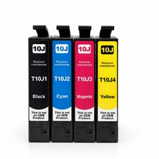 잉크아울렛 엡손 T10J 호환잉크 WF2930 XP2200 XP2205 T10J1 T10J2 T10J3 T10J4 T10J170 T10J270 T10J370 T10J470 10J, T10J 호환잉크 4색 세트, 1개