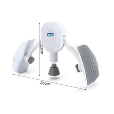 凱格爾訓練器 盆底肌夾腿神器 提肛塑形PC肌鍛鍊 男女通用家用必備, 1個, 【白灰】矯正塑形-恢複猛男,全新陞級可調節阻力大小【智能計數】, 【白灰】矯正塑形-恢複猛男