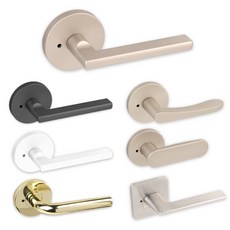 방문손잡이 국내생산 문고리 교체 N-01GR 스텐레스 부식방지 목문손잡이 화장실손잡이, 1개, 01.N-01GR