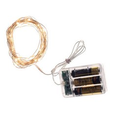 ONEDAY 滿天星銅線螢火蟲LED燈串, 銅色, 1個