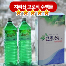 겨울 끝자락에서만 만나는 귀한 자연의 선물 지리산 거창 고로쇠 수액, 2개, 1.5L