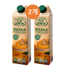 돈시몬 착즙 오렌지 주스, 1L, 1개