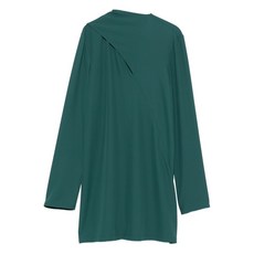 파트리지아페페 드레이프 미디 드레스