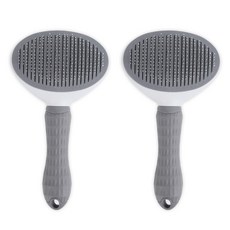 Gigboard Pet Wide 一觸式刷子 2ea, 灰色的