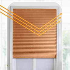 블라인드 붙이는 햇빛 차단 종이 창문 가리개 줄없이
