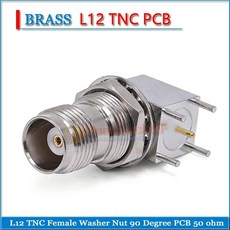 여성형 링 벌크헤드 와셔 너트 직각 플러그 솔더 컵 구리 커넥터 어댑터, 1. TNC-KYWD