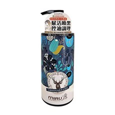MIAU 神獸系列 香氛洗髮精 公鹿喚黑控油 500ml, 1件