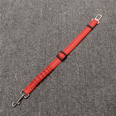 緩衝款寵物車用安全帶 狗狗防衝撞牽引帶 汽車固定牽繩 多色可選, 1個, 紅色, 紅色