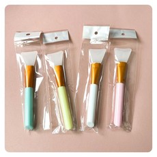 실리콘 팩 브러쉬 화장품 펴바르는 주걱 모델링팩 브러 시 에스테틱 화장품 판촉 쉬 피부 케어 얼굴 젤붓 dew+70695KW