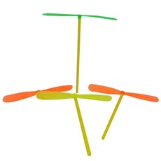兒童玩具 竹蜻蜓 飛行玩具 飛天仙子 4入裝, 1個