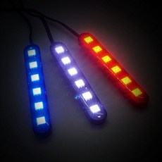 차량용 모듈내장 경광등 싸이키 자동차 자동차경광등 레드블루 차용품 무드등 악세사리용품, 12V-화이트LED, 본상품선택