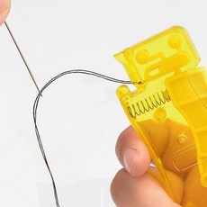 바늘 실끼우개 자동 바느질 재봉 실 끼우기 재단 수선 공예, 1개, GFarm  자동실끼우기