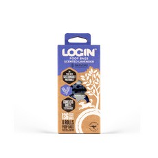 洛格LOGIN 薰衣草香寵物垃圾袋，8卷裝，136入，尺寸220x330mm, 8個裝, 洛洛生物降解拾便袋, 8盒