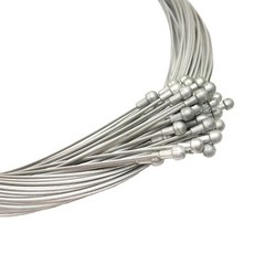 台灣製 X-FREE【灣把煞車線】前輪 公路車用 跑車 香菇頭 19股 1000mm 鍍鋅煞車線 剎車線【B04-12】, 1個