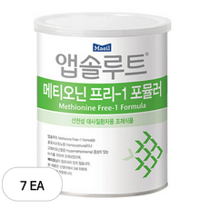 앱솔루트 메티오닌 프리 1, 7개, 350g