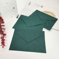 린넨 질감 컬러 봉투 다크그린 bob+1945cp