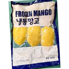 랜시푸드 냉동 망고 500g 20개 열대과일 스무디용 샐러드용