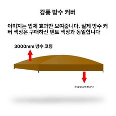 에스앤씨 도킹텐트 차량용 가성비좋은 편리한, 기본 사용 인원, 상단 원단 단품