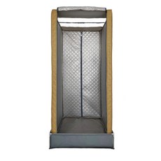 이동식샤워부스 간이샤워실 칸막이 길이 샤워장 캠핑 높이 건설 조립식샤워부스, 1. 85x85x190cm 카키색 패키지1