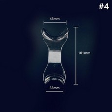 스케일링 개구장치 치과 입 벌리개 오프너 개구기 소형 10개, 투명 이중 헤드 개구기 4, 1개, 1L